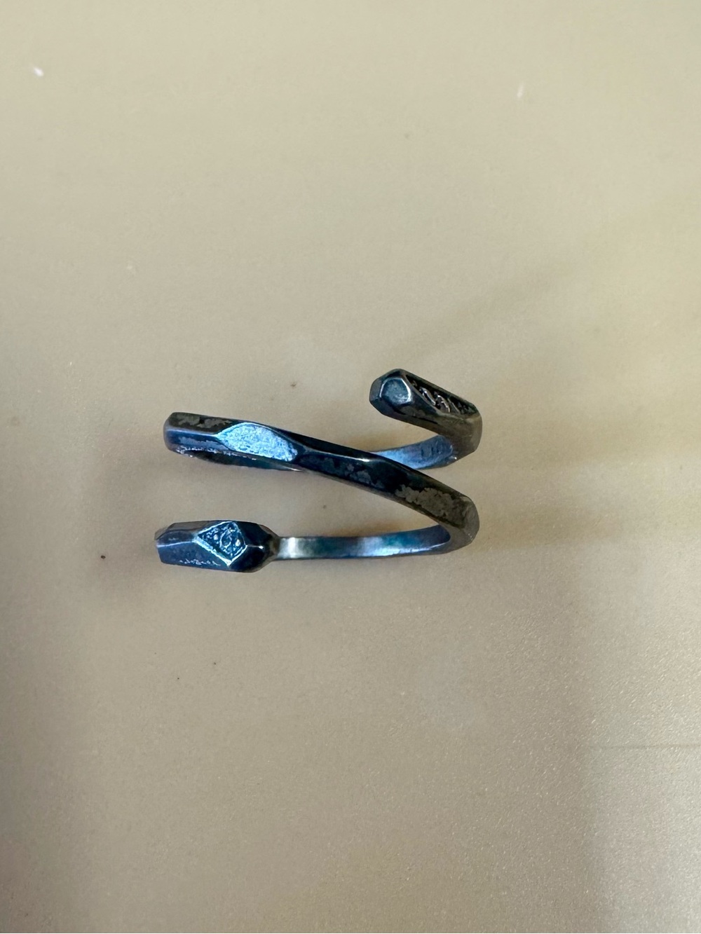 Kendra Scott Black Spiral Snake Wrap Ring